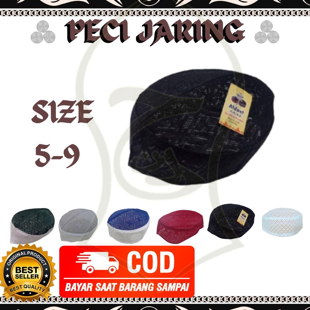 peci jaring / peci jaring murah / peci haji jaring bisa COD