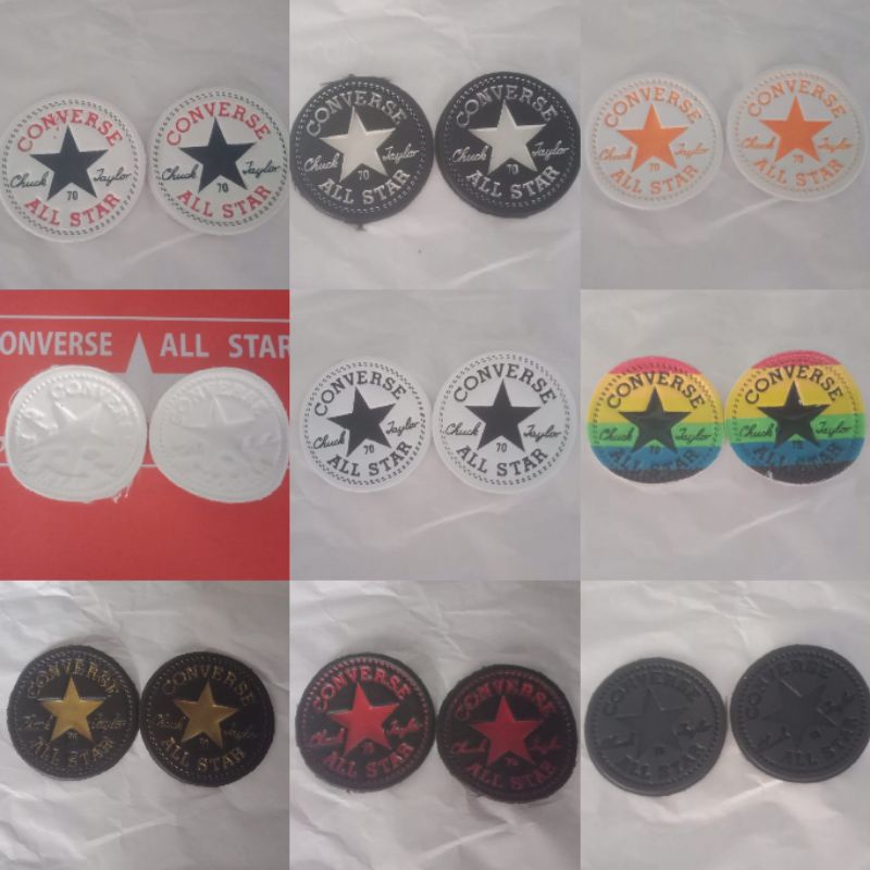 Patch Logo Converse Aksesoris Sepatu/Sandal/jaket/Gantungan/TAS/Baju/Celana/Topi