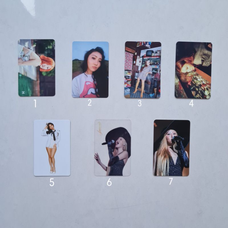 Mamamoo Hwasa Album, DVD, Kihno Concert Photocard