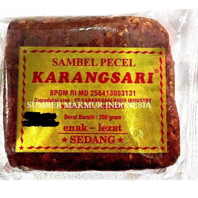 

Kekinian.. BUMBU PECEL PREMIUM CAP KARANGSARI "SEDANG" ECERAN KQA