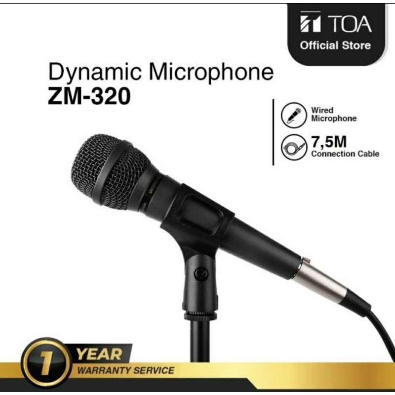 ZM 320 Microphone TOA 320/MIC TOA/MIC HALO TOA ZM 320