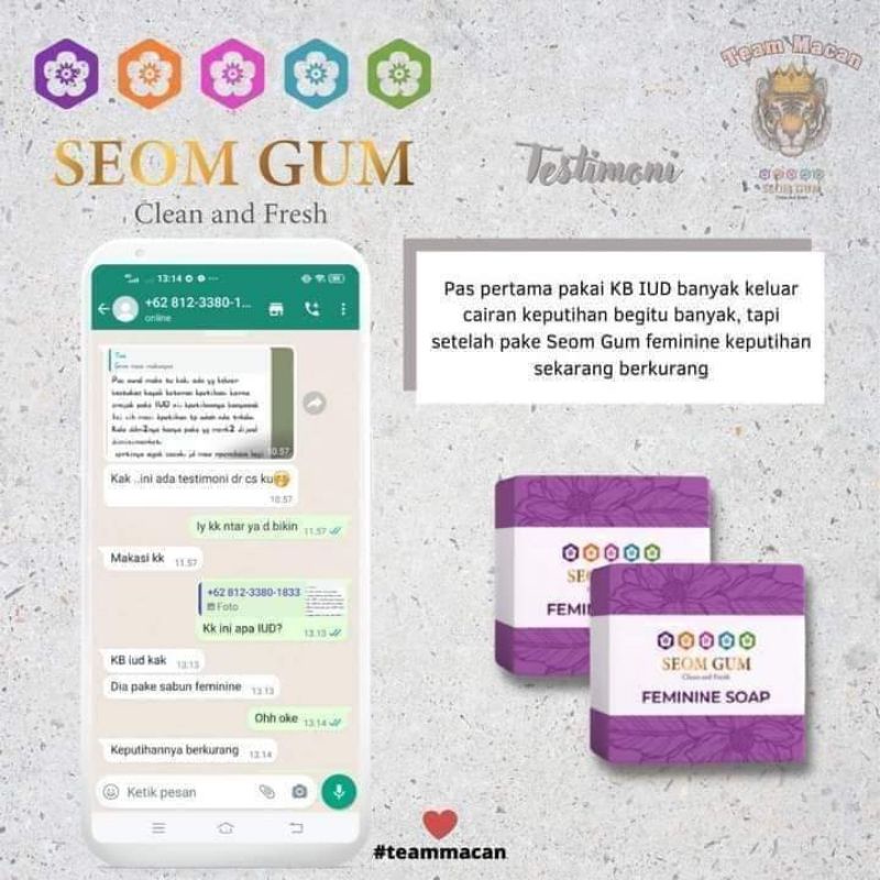 ❤️ SEOM GUM ❤️ SABUN SEOM GUM GLOWING SOAP ORIGINAL | SEOM GUM FEMININE SOAP BPOM Pemutih Wajah Alami Original Kecantikan Wajah Glowing - Keluarga id