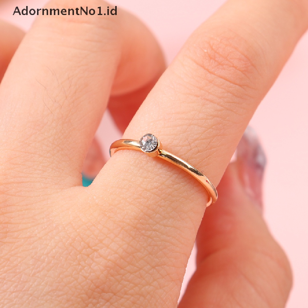 [AdornmentNo1] 5/6pcs Emerald Ring Knuckle Rings Untuk Wanita Gadis Fashion Perhiasan Aksesoris Wanita Gadis Knuckle Ring Finger Rings Set Hadiah [ID]