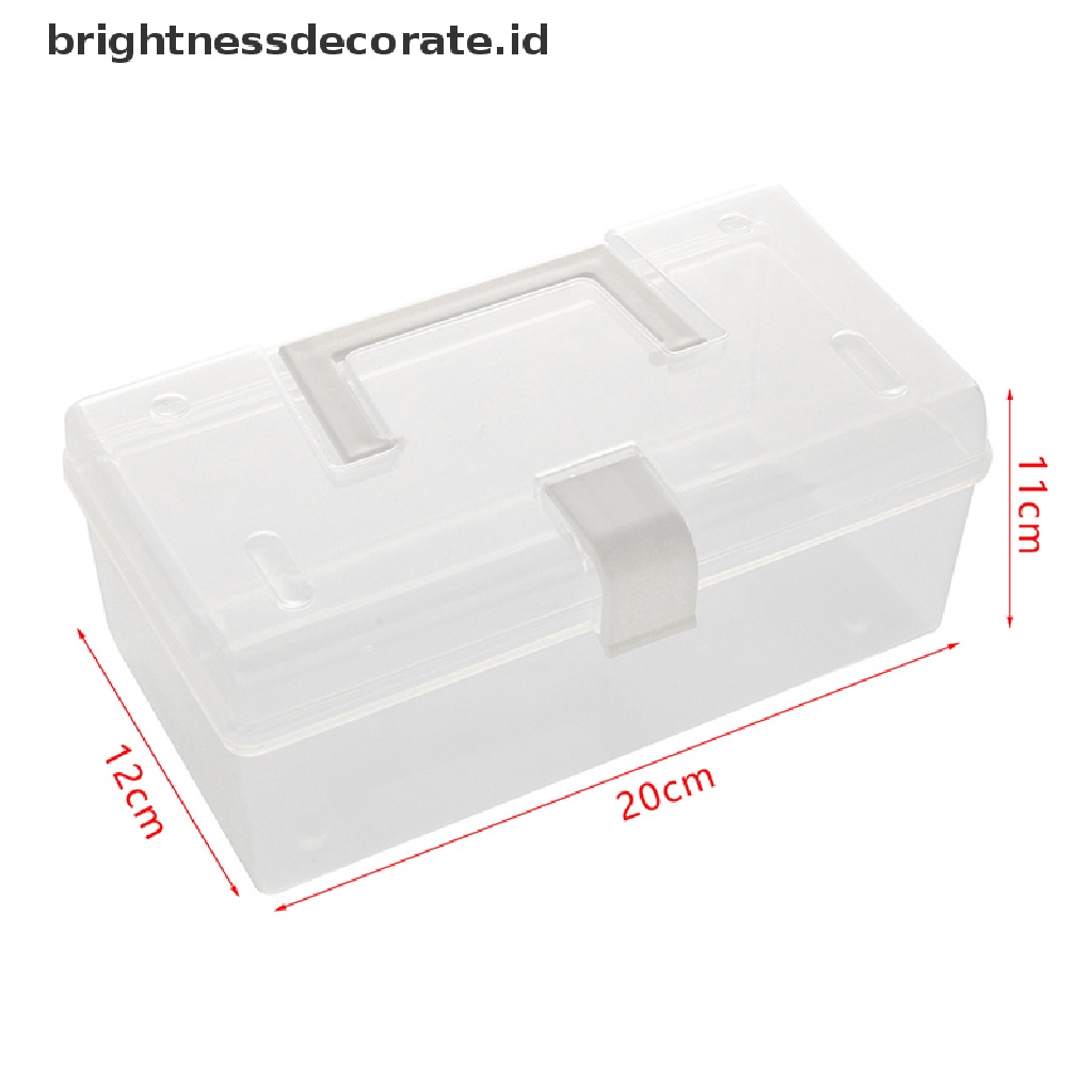 [Birth] Desk Organizer Tempat Kotak Penyimpanan Masker Holder Dengan Handle Household Serba Serbi Box [ID]