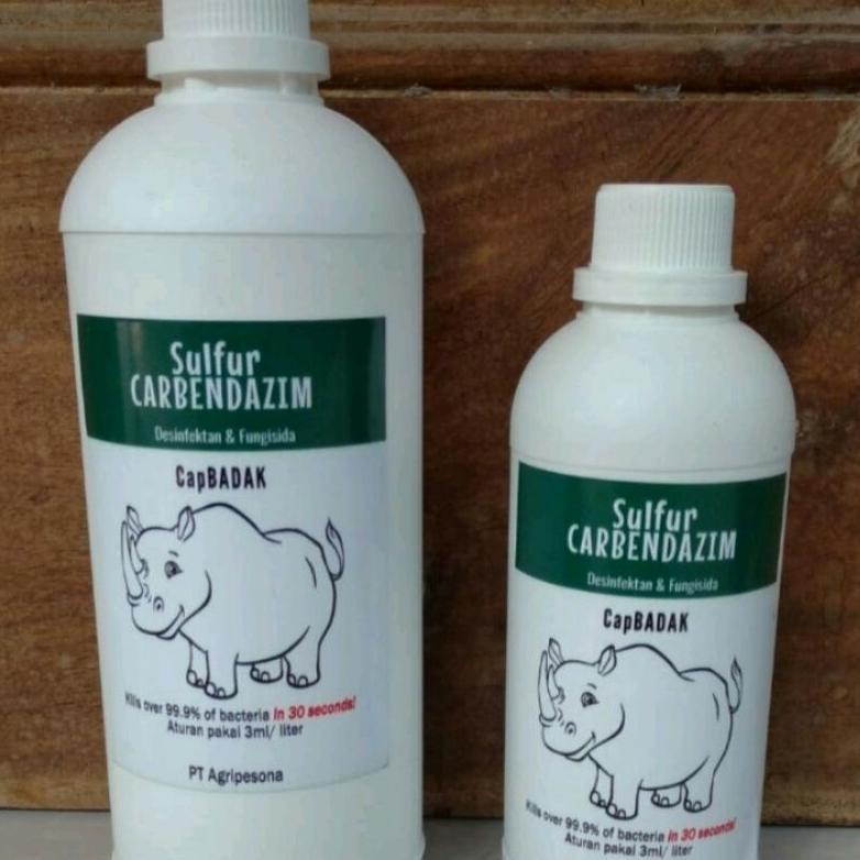 [PRODUK FMCPA] Desinfektan Cap Badak 1 liter / Sulfur Carbendazim / Fungisida / anti Jamur / Pertani