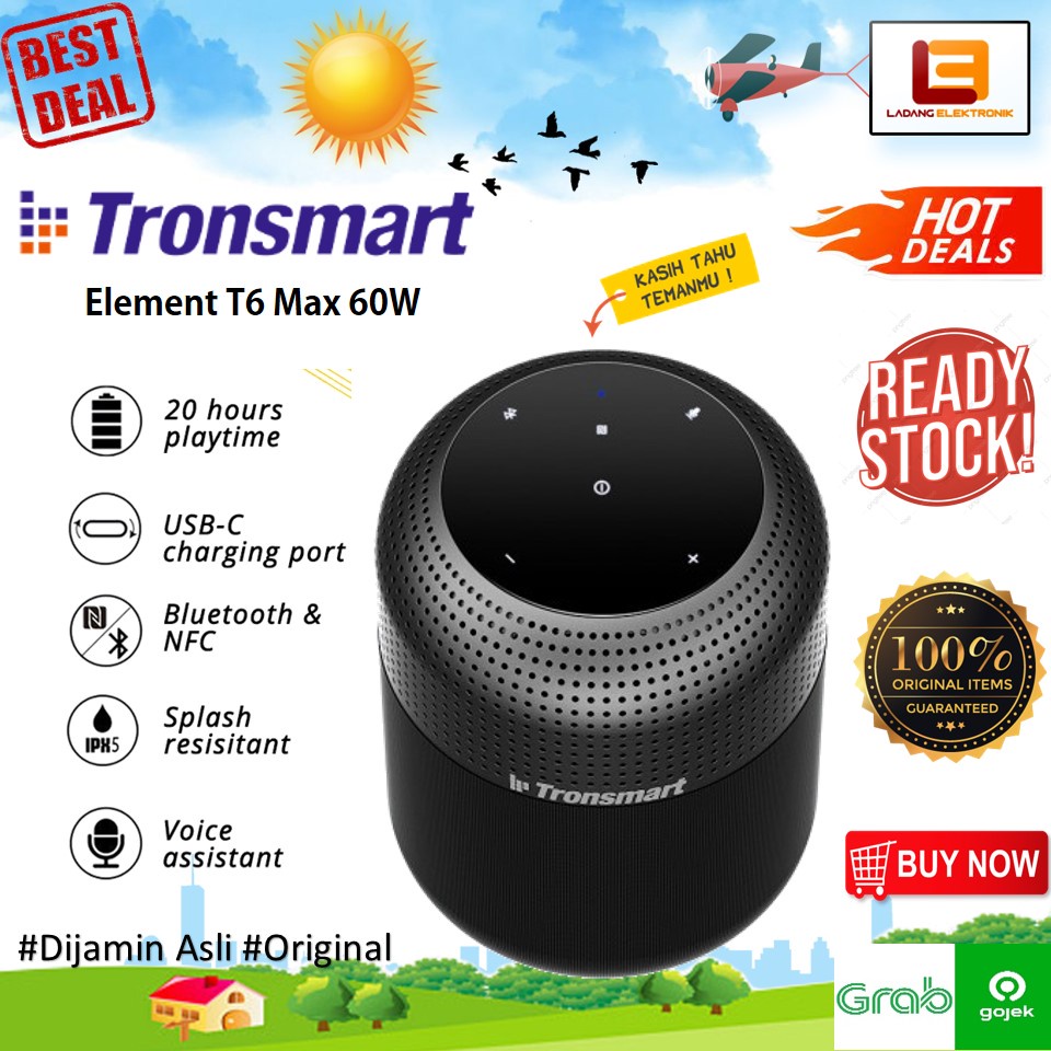 Tronsmart Element T6 Max 60W SoundPulse™ Bluetooth Speaker Original