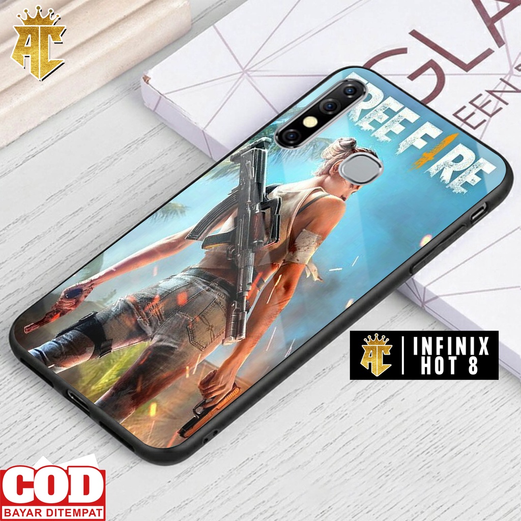 Case INFINIX HOT 8 - Casing INFINIX HOT 8 Terbaru 2022 AERO CASE [ MOTIF FF ] Silikon INFINIX HOT 8 