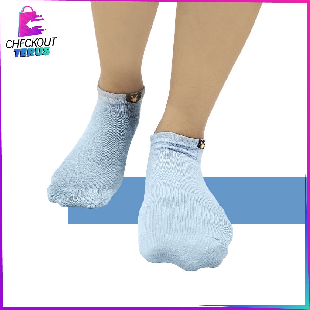 CT P479 Kaos Kaki Bahan Spandex Dewasa Motif Burung Hantu Ankle Sock Unisex Kaus Kaki Fashion Wanita Pria Import