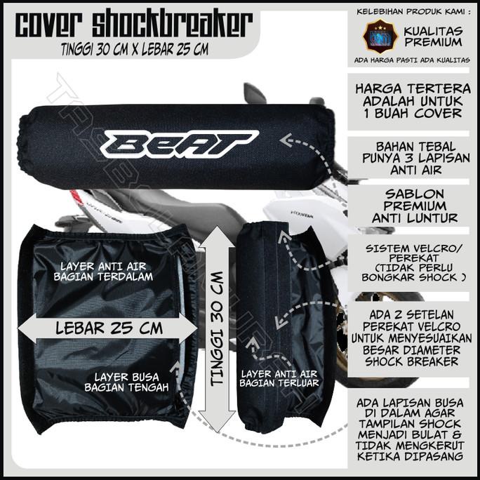 Sarung Pelindung Cover Sokbreker Shock Breaker Belakang Motor Beat