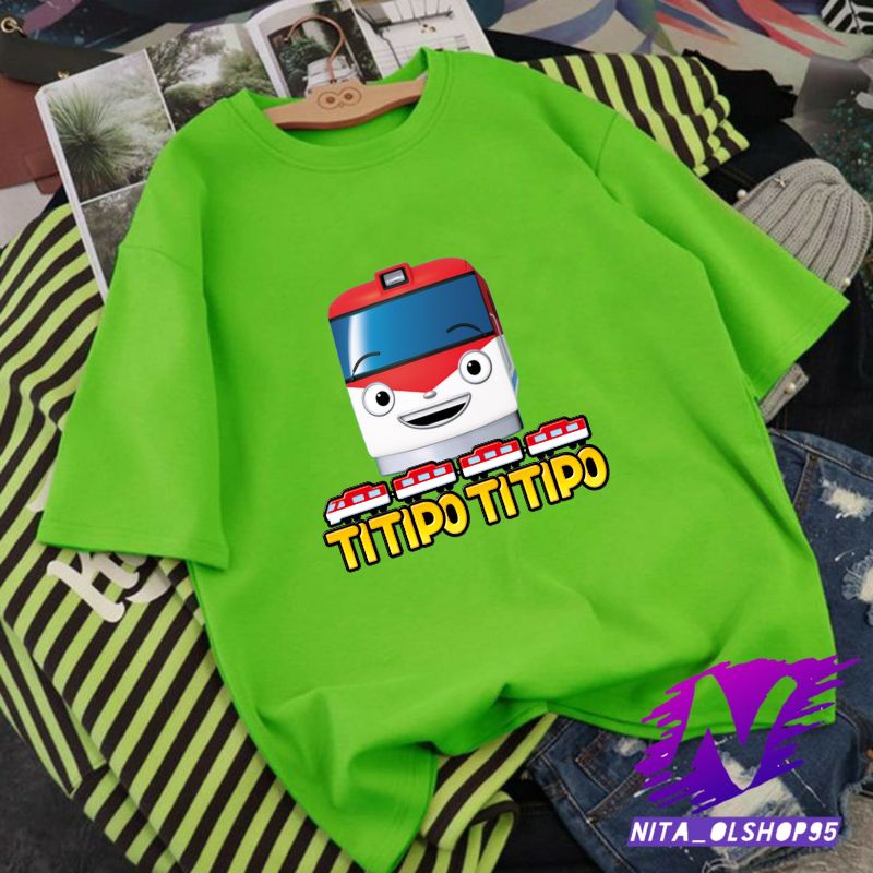 kaos titipo titipo baju anak titipo titipo kartun anak kereta