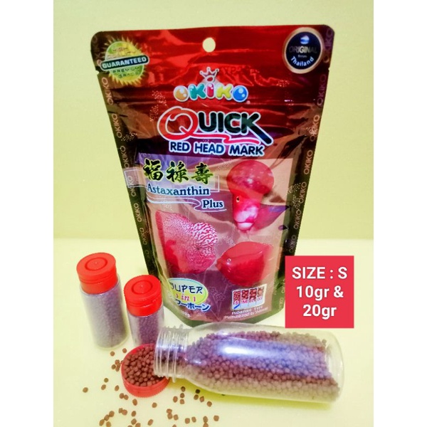 OKIKO QUICK RED HEAD MARK LOUHAN REPACK 10/20/50gr MURAH