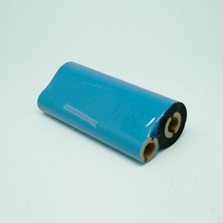 Tinta Ribbon 110X75M Wax / Resin Hitam Barcode Label Semicoated Printer Transfer 110X75 100X75 110MM