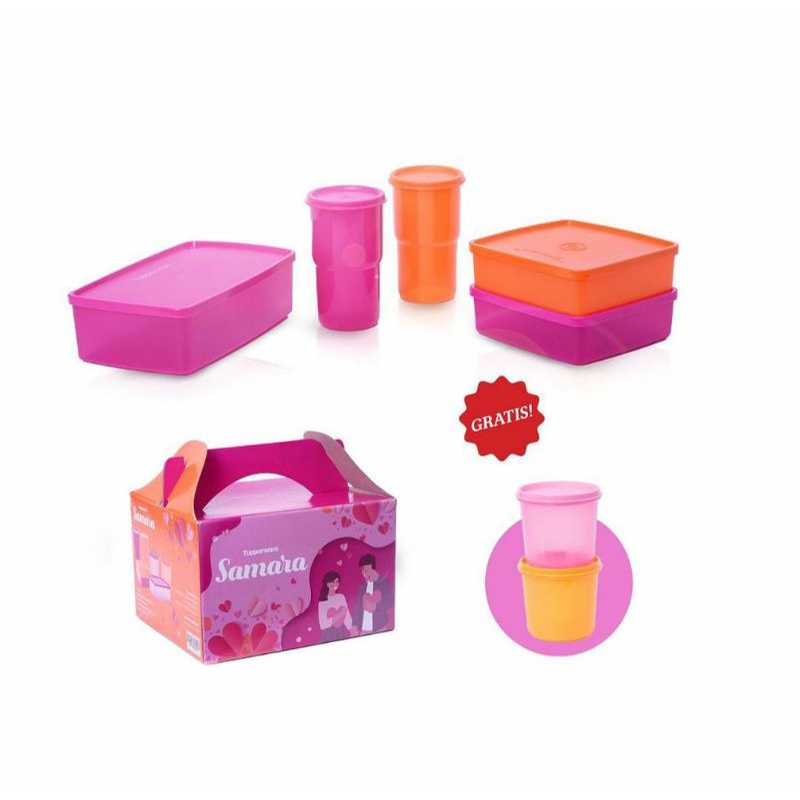 samara tupperware tempat bekal set