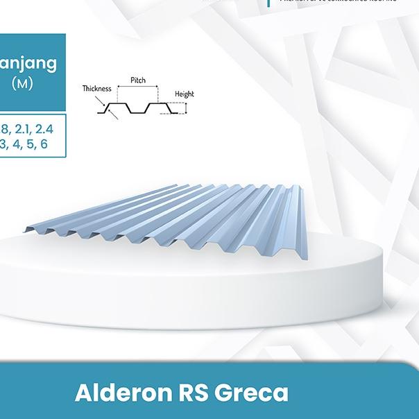☟ ALDERON RS GRECA ATAP UPVC ◌