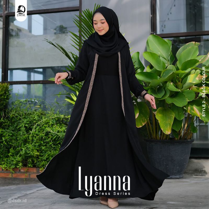 Lyanna dress special edition black & white by dsdr.id