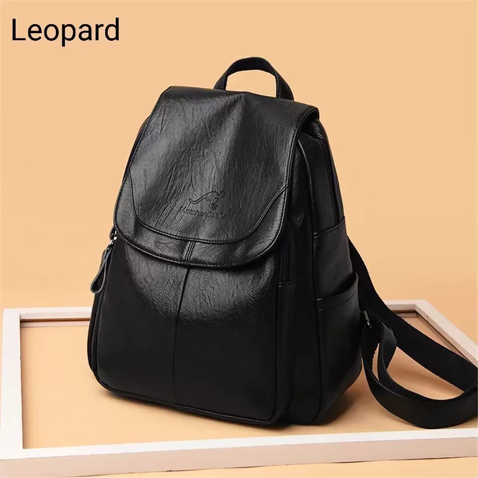 Tas Ransel Wanita/Tas Ransel Resleting Wanita | Tas Ransel Kantor Formal | Tas Wanita Semi Kulit