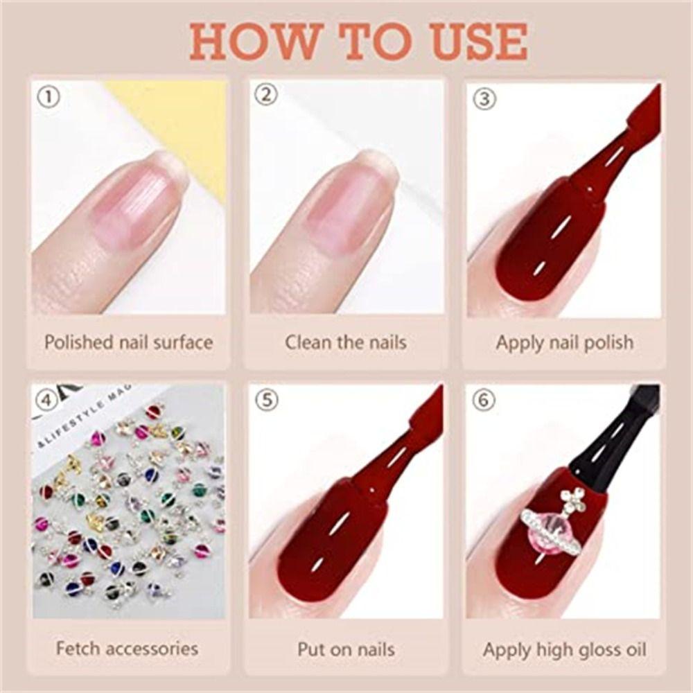 Solighter Nail Art Dekorasi Baru Kartun Fashion Manicure Nail Glitter