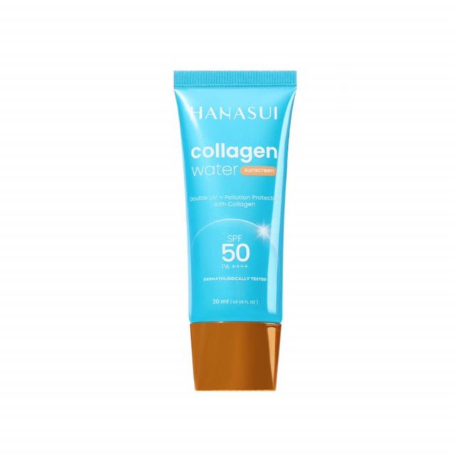 Hanasui Collagen water Sunscreen SPF 50 PA+++ (Biru)