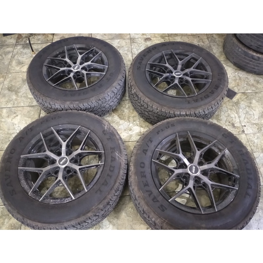 Velg Mobil Bekas Ring 18 Lubang 6 SSW R18 Lebar 9 BAN 265 60 R18