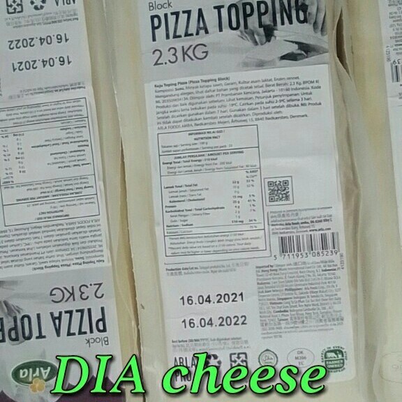 

Terlaris ✨ - Keju Mozzarella Block 250gr MURAH - Arla Pizza Top 2.1.23