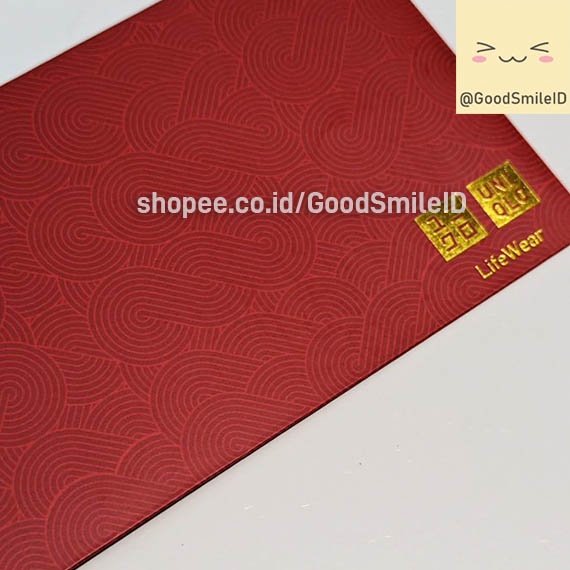 

READY STOCK Amplop Imlek UNIQLO ORIGINAL Angpau Angpao Sincia Merah JASTIP SALE