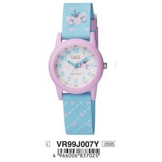 Jam Tangan Anak Colorful Motif Lucu Rubber Analog Original Q&amp;Q QNQ QQ VR99 VR99J Series