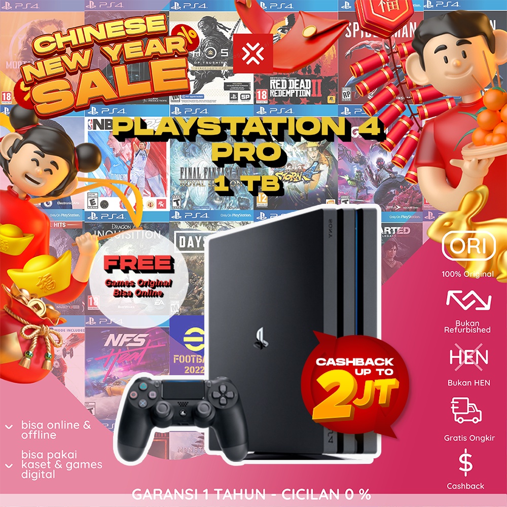 Jual PS4 Pro Playstation 4 Pro 1 TB Bonus Bundle Hit Games | Shopee ...