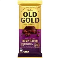 

CADBURY OLD GOLD DARK CHOCOLATE RUM N RAISIN