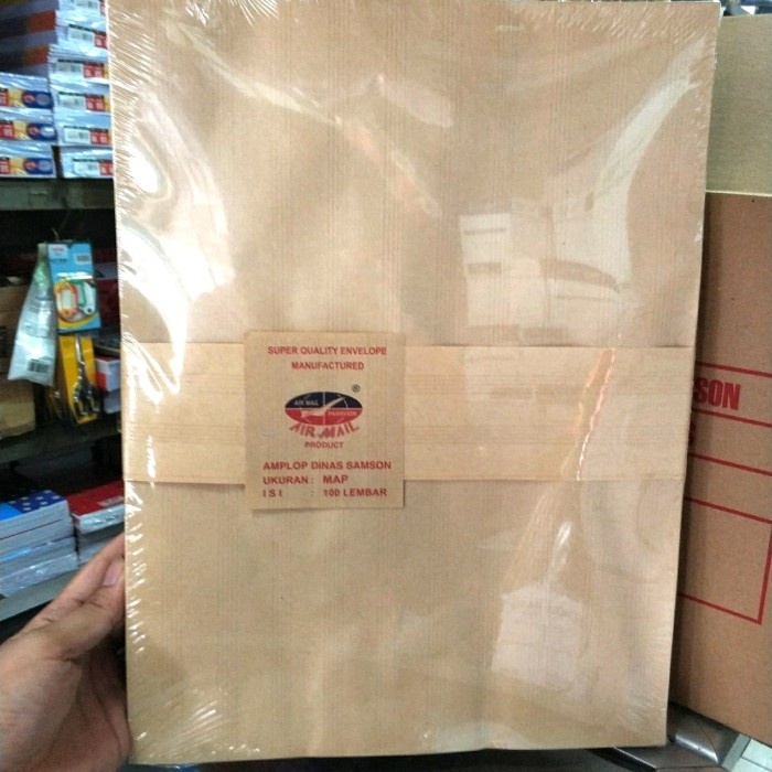 

Alp Amplop Coklat Ukuran Map Merk Airmail