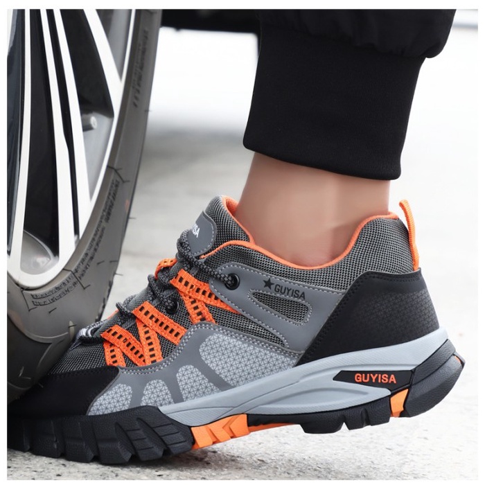 Safety Sepatu Safety Sporty Anti Paku Ujung Besi Sporty Original Safety Sport