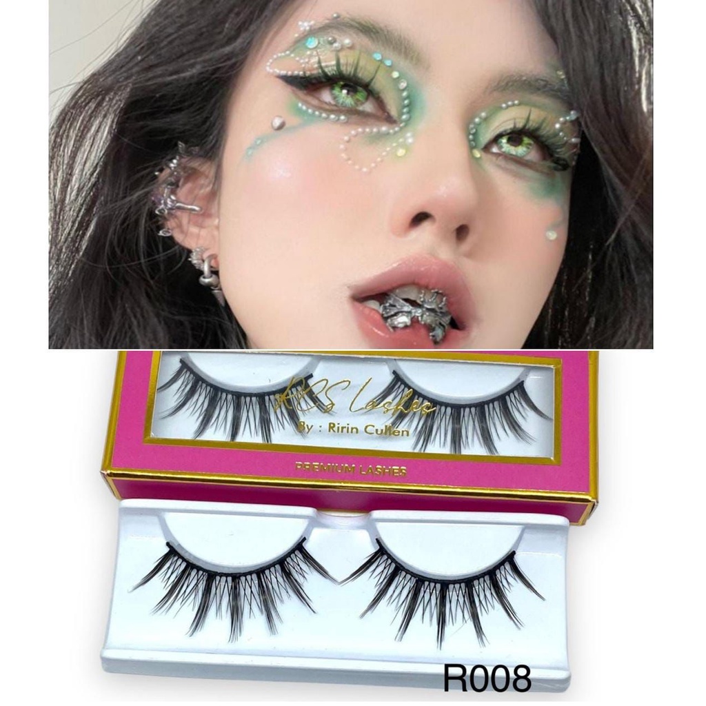 rcsbeauty  ✅ DOUYIN lashes bulu mata palsu comic jepang ulzzang girl makeup KODE R008