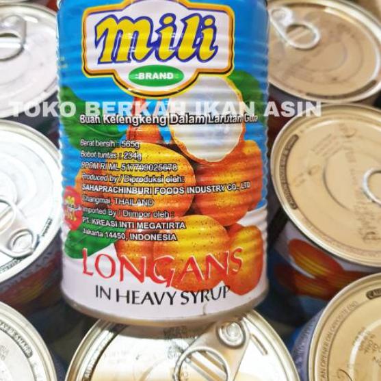 

Diskon | FG2 | MILI Longans In Heavy Syrup 565 gr / Lengkeng Kaleng Longan