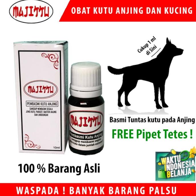 Majikku Obat kutu Anjing Majiku Pembasmi Kutu 100% Asli