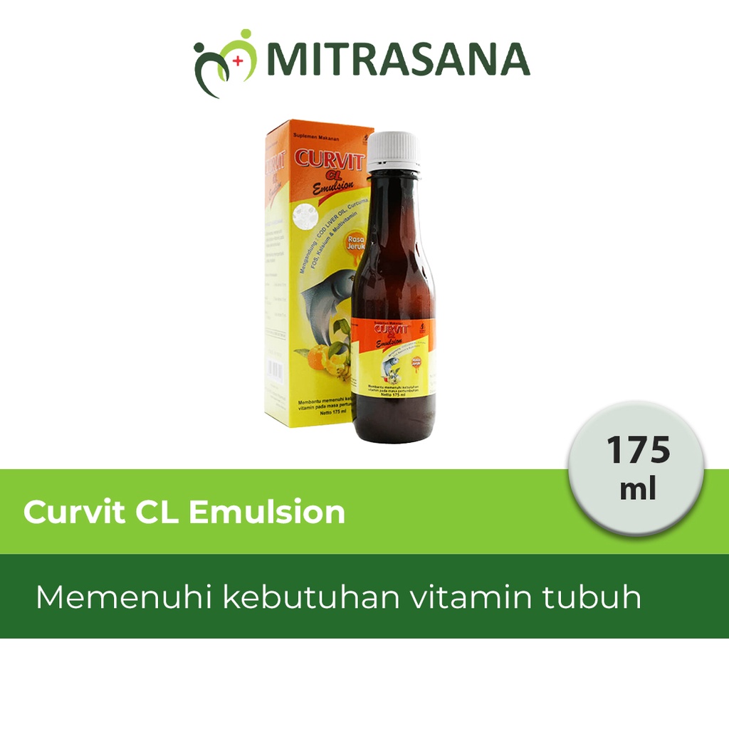 Curvit CL Emulsion 175 Ml - Vitamin Anak