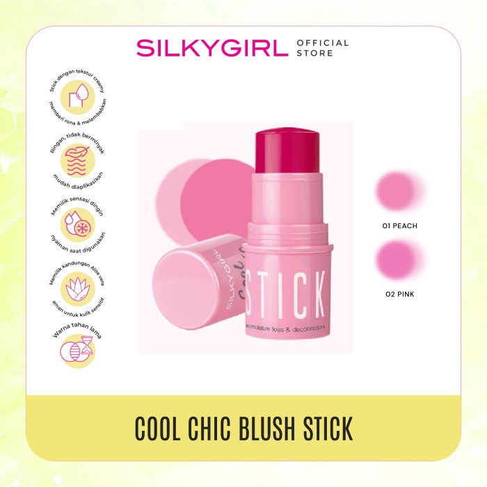 SILKYGIRL Cool Chic Blush Stick 02 Pink