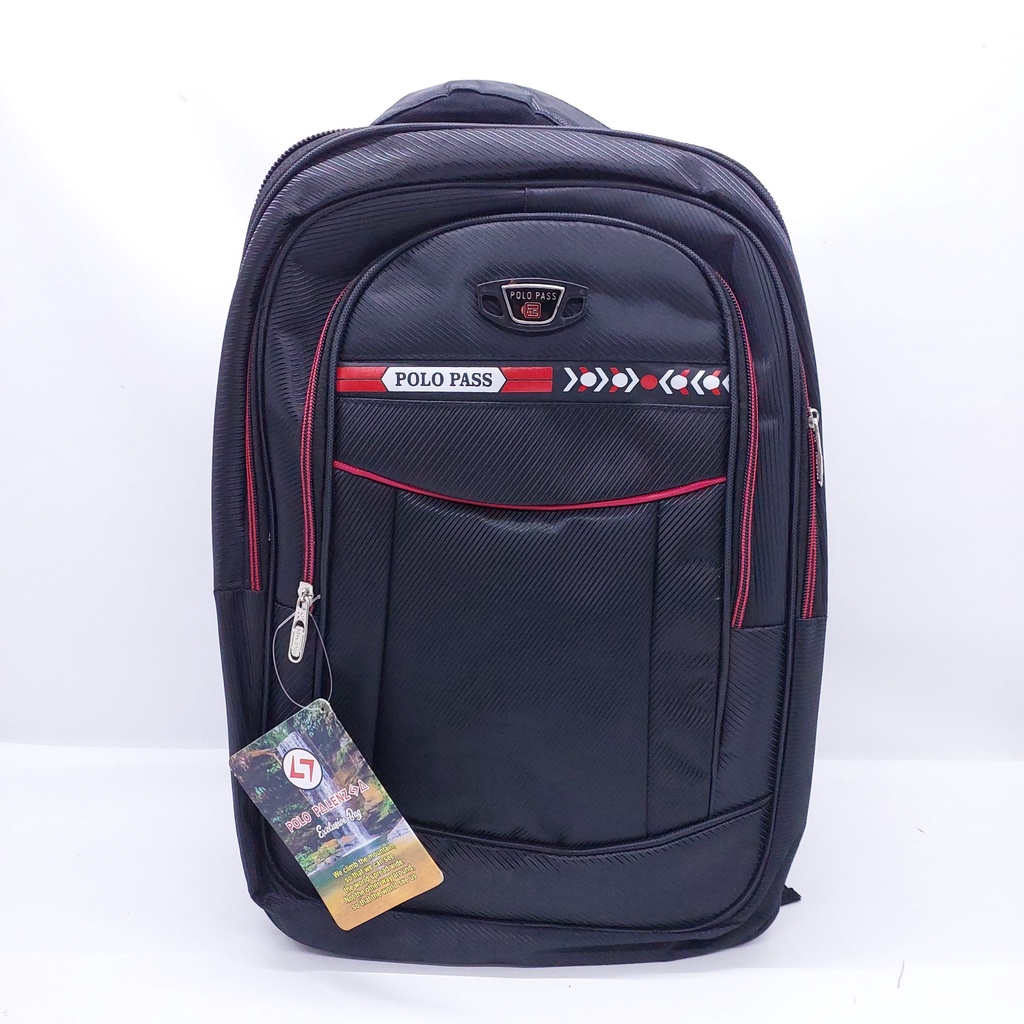 Tas Polo Pass Besar LIS 18 INCHI MURAH / Ransel Polo Pass JUMBO BIG SIZE MURAH / Tas Laptop Polo 18&quot; MURAH BARU ORIGINAL / Ransel Laptop Polo Pass MURAH / Tas Punggung Polo PASS / Tas Sekolah SD SMP SMA POLO / Tas Kerja Kantor Polo Pass MURAH BESAR MURAH