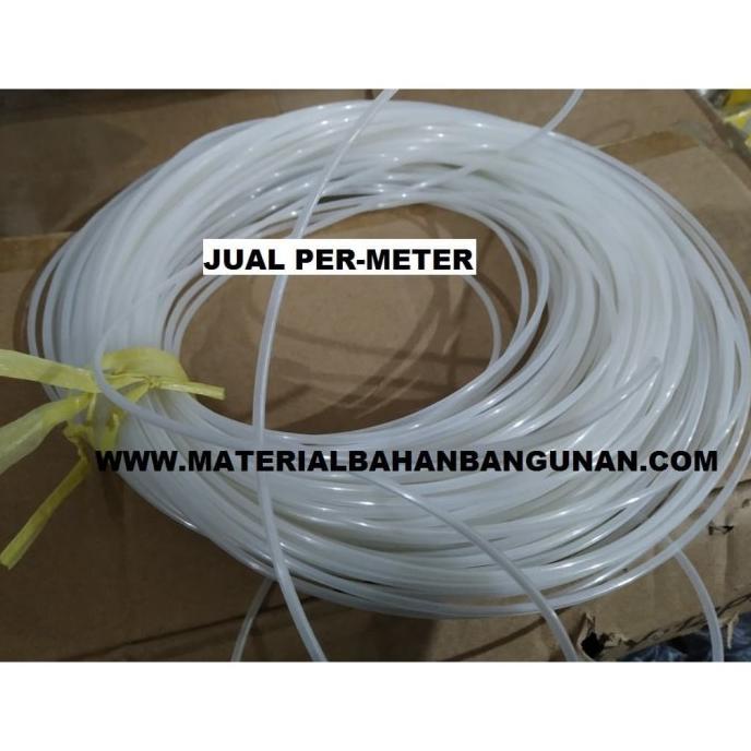 Selang Micro 2.3mm Putih Kecil Slang Air Sedotan Bening Permeter Depok citrab44 Berkualitas