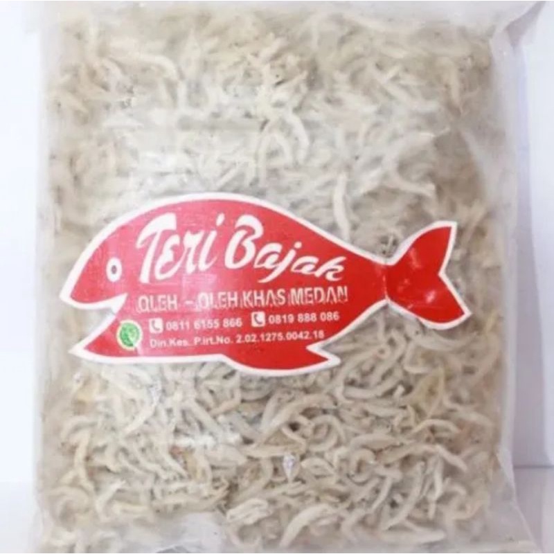 

teri mentah 1 bajak 1 kg