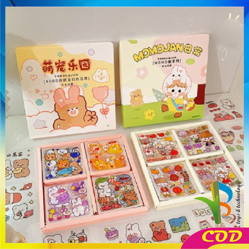 

RB-C473 Stiker 2D Isi 100pcs Sticker Aesthetic Karakter / Stiker Buku Diary Tumblr Botol Motivasi Lucu Kekinian Dekorasi Scrapbook