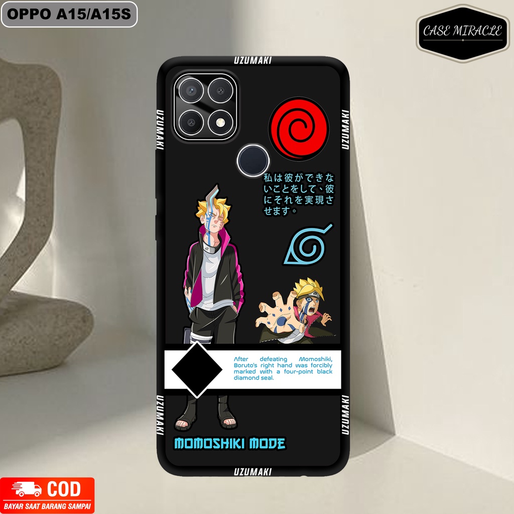 CM Case OPPO A15 / A15S  Softcase Lentur Warna Hitam Macaron Protector Lensa Kamera Kaca  [ NRT NEW 