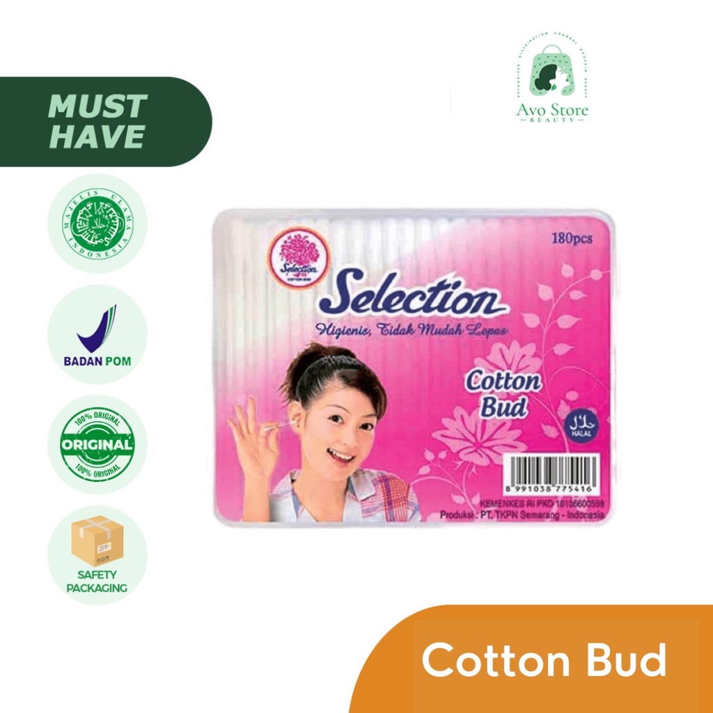 Cotton bud lembut merk selection