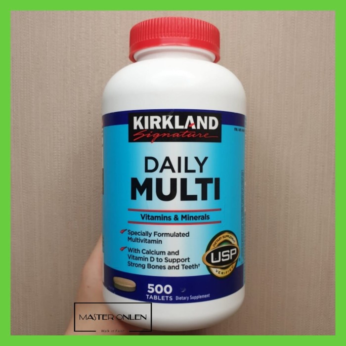 Hairvit Kirkland Daily Multi Vitamin Multivitamin 500 Tablets Setara Centrum