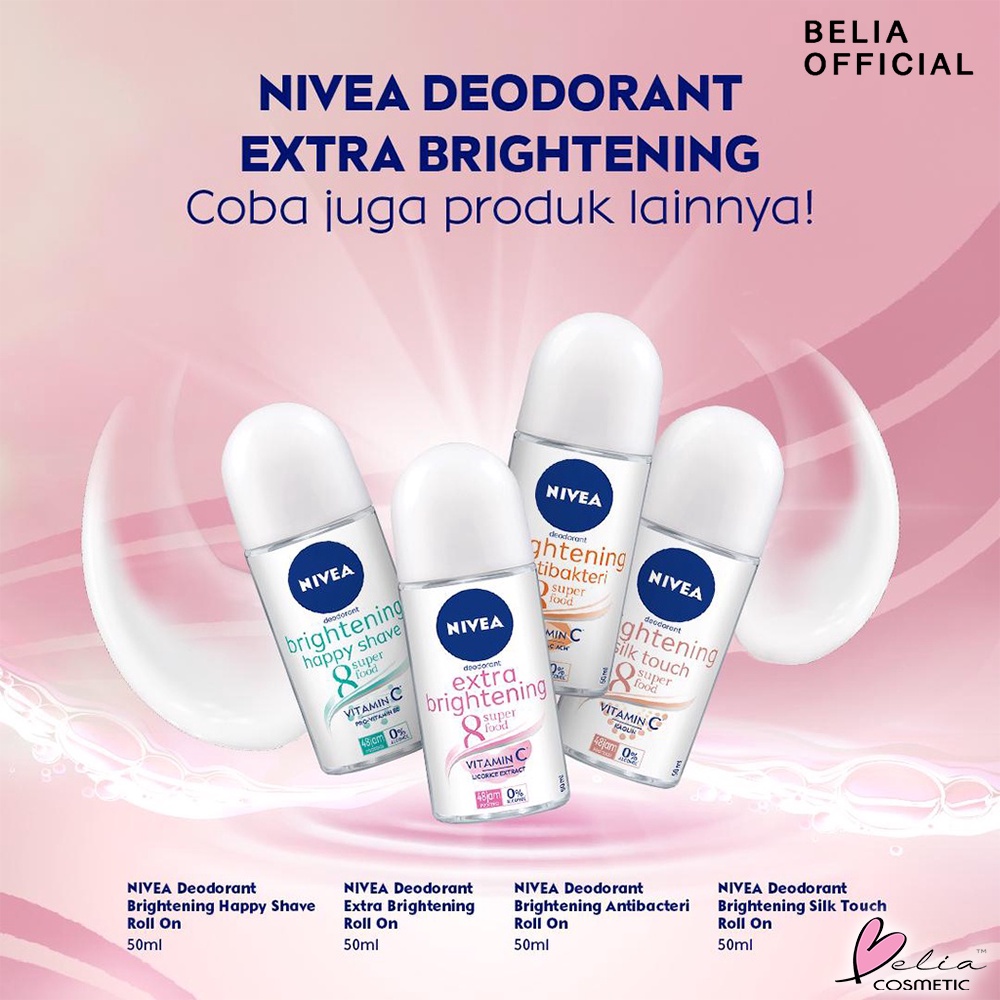 ❤ BELIA ❤ NIVEA Deodorant Full Series Roll On | 25 | 50 | Men | Women | Hijab Deodoran