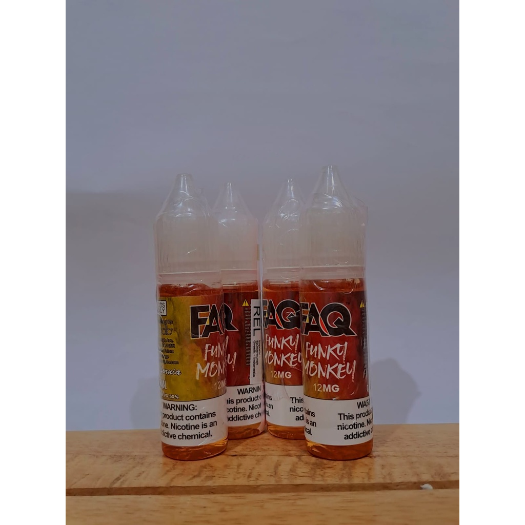 NEW LIQUID FAQ FUNKY MONKEY 15ML 12MG AUTHENTIC