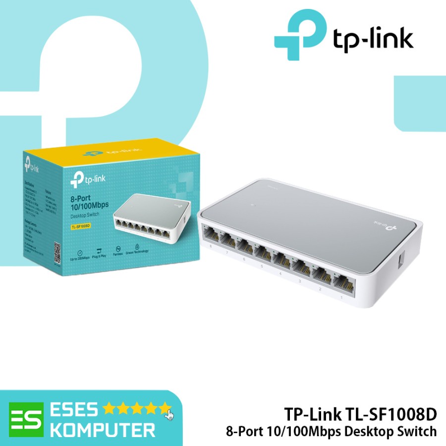 Switch Hub TP-Link 8 Port 10/100Mbps Destkop Switch - TL-SF1008D