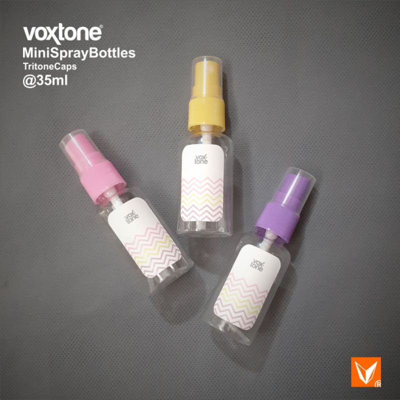 1set(3pcs) Botol Spray Mini kapasitas 35ml - Voxtone Swirl