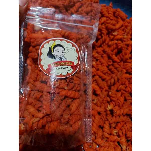 

Makaroni Spiral Balado Kaldu Ayam Gurih ,Asin manis Pedas 100gr