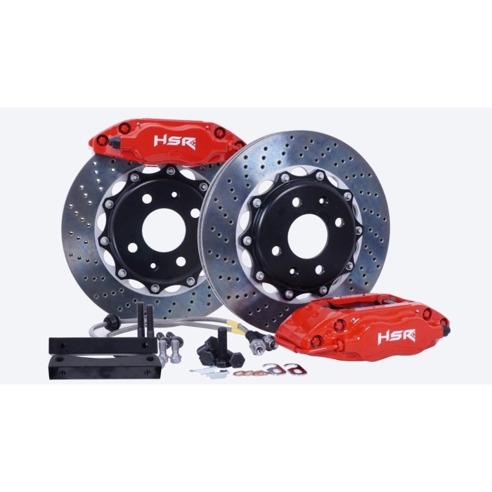 BBK RED HSR 4 PISTON UNTUK MOBIL JAZZ BRIO