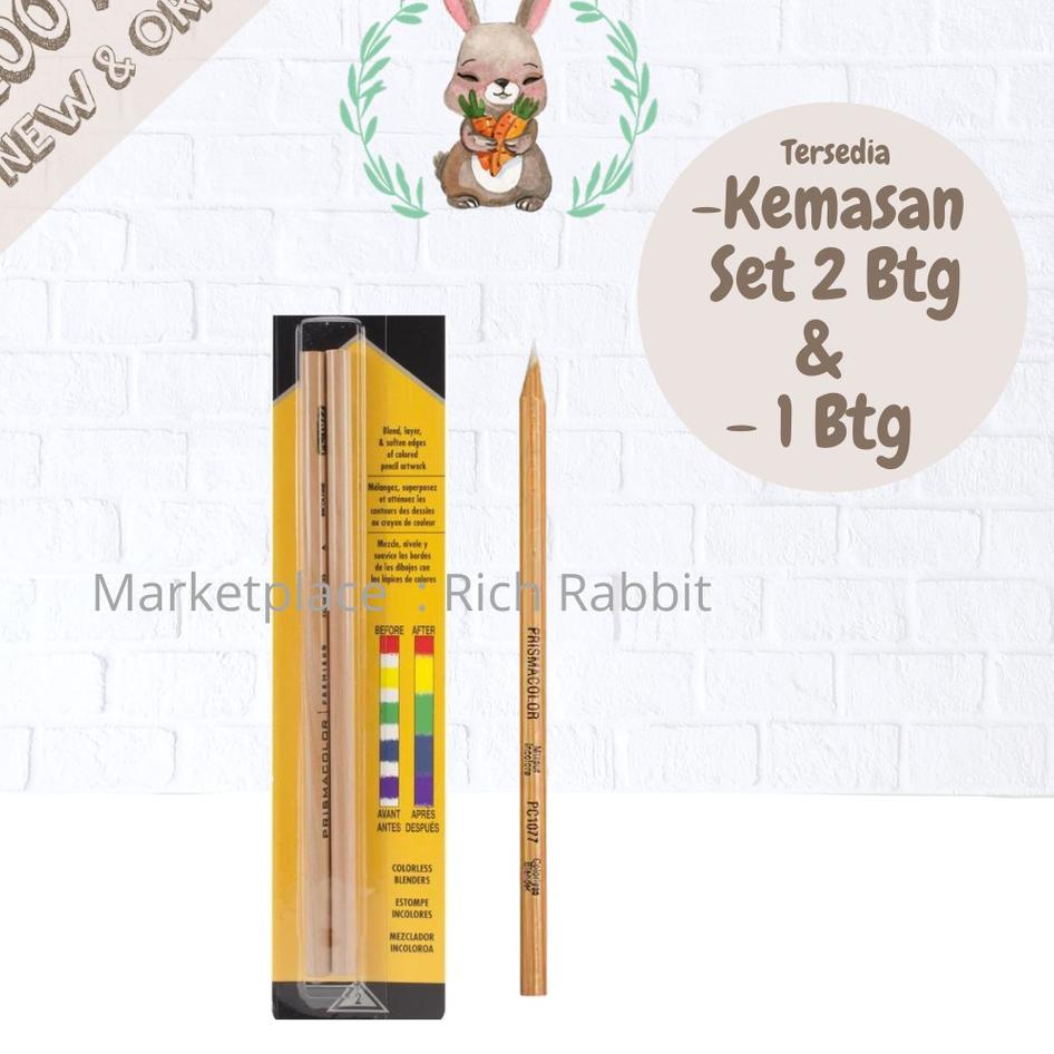 

New Prismacolor Colorless Blender isi 1 dan Kemasan 2 Batang Prisma Color Pensil Warna Transparan