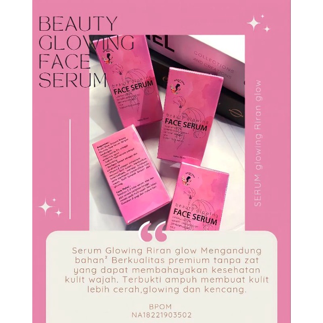 Face Serum Riran Glow